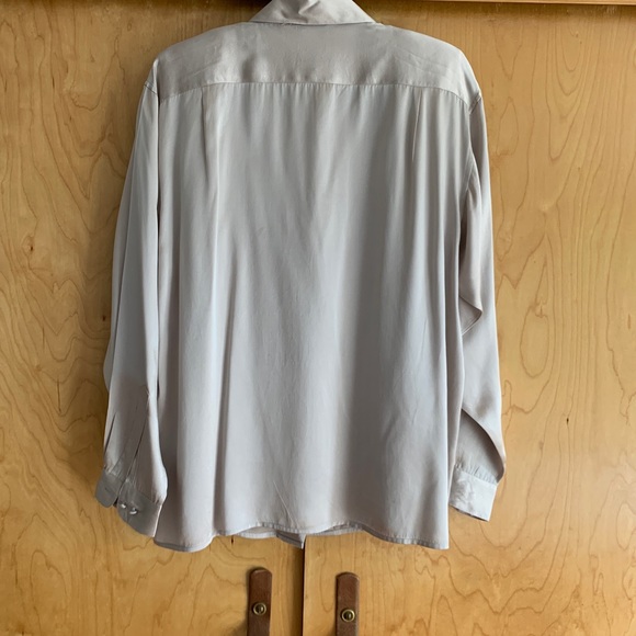 Vintage Anna and Frank 100% silk beige blouse - Picture 5 of 6